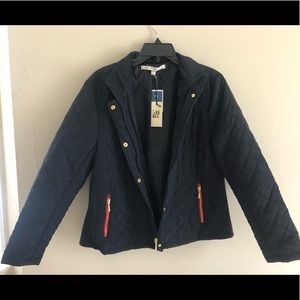 Woman’s Navy Quilted Lightweight Jacket